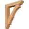 Ekena Millwork Balboa Slat Smooth Bracket w/ Offset Brace, Western Red Cedar, 7 1/2"W x 38"D x 44"H BKT0806X38X44BOA06SWR - alternate 1